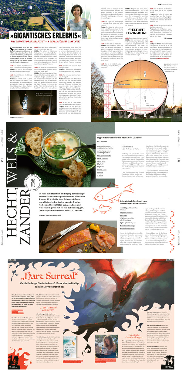 chilli, Lust auf Regio und F79 Beispielseiten